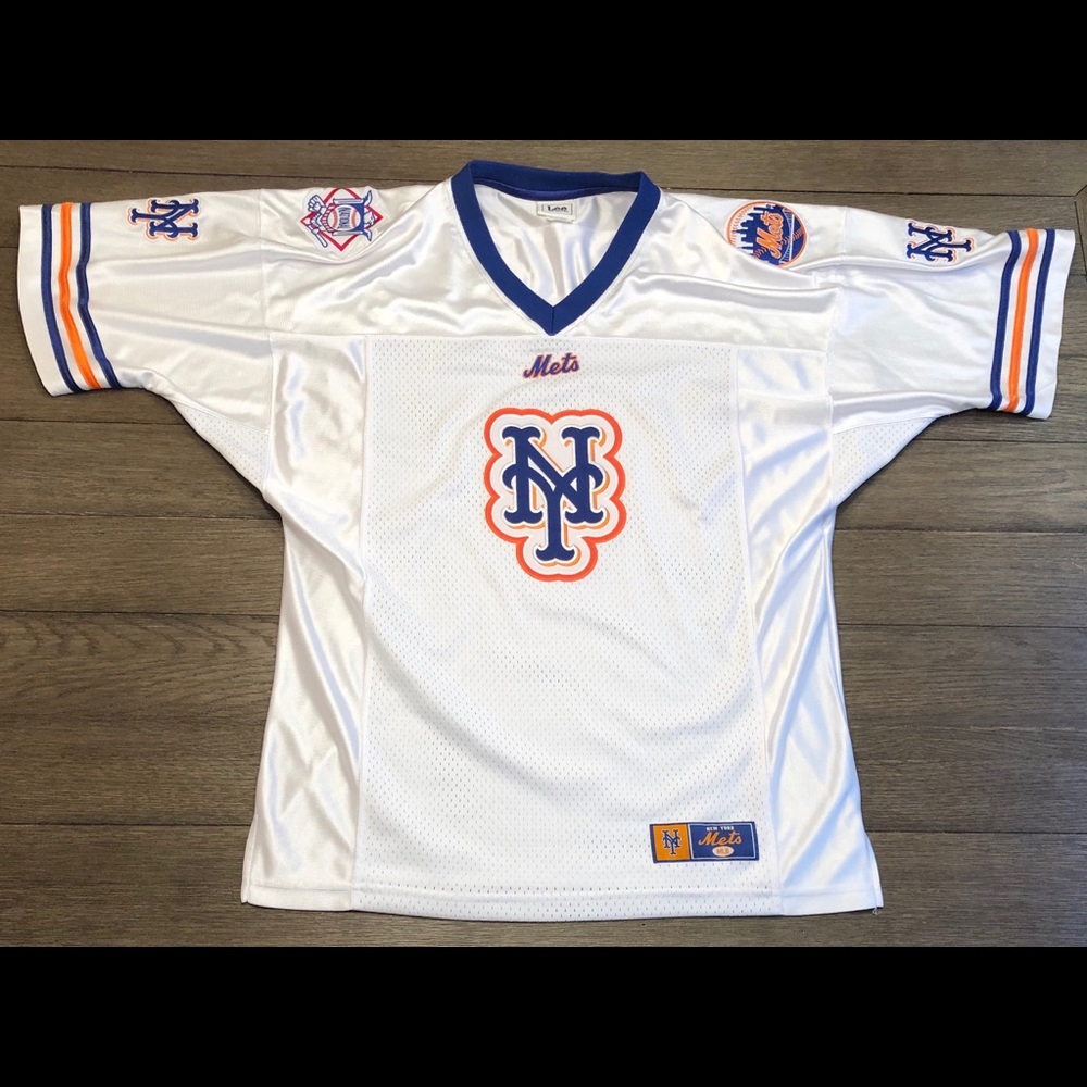 Vintage Lee Sport NY Mets Sewn Football Jersey